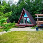 Дом (A-frame с сибирским банным чаном), Глэмпинг A-frame с чаном или с купелью