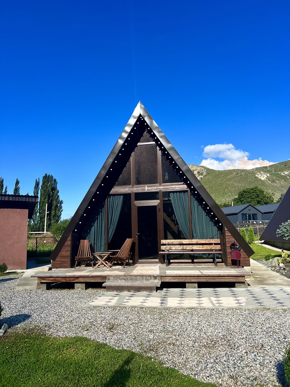 Коттедж (Домик на 4 человека), Коттедж BalkariA-frame