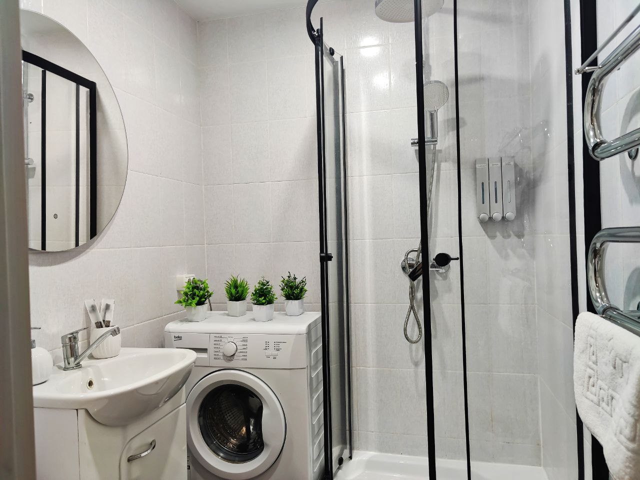 Четырехместный (Двухкомнатная квартира свежий ремонт), Апартаменты Sweet home Ulyanovsk Gagarina