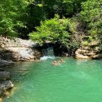 Водопады и купание в реке