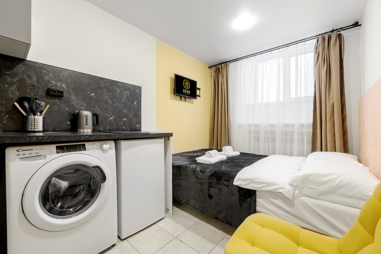 Апартаменты (Стандартные для 2-х взрослых (№8)), Апартаменты VEDA Aparts Свечной