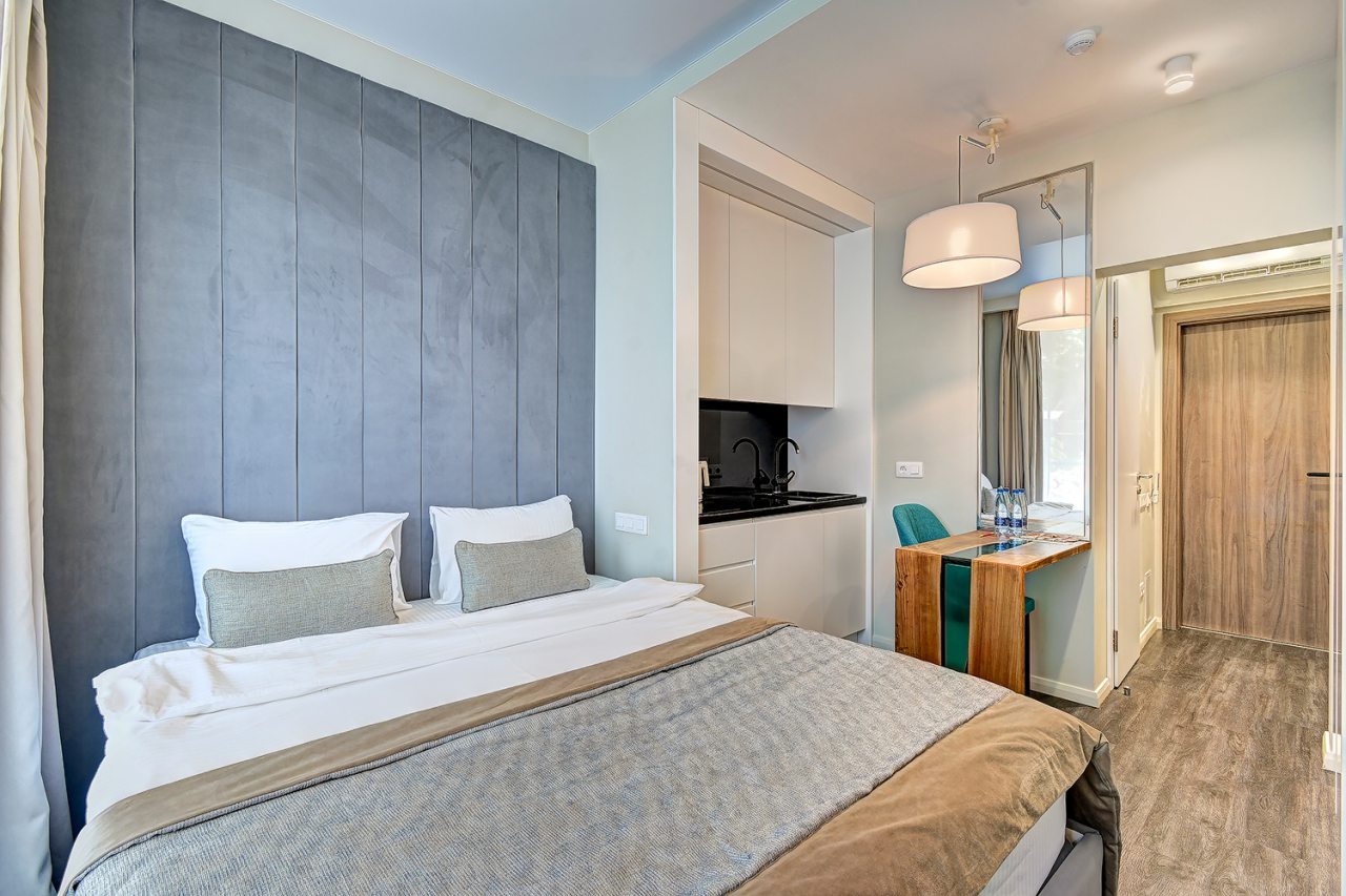 Апартаменты (Студия с видом на море 116), Апарт-отель На Лучезарной 1а