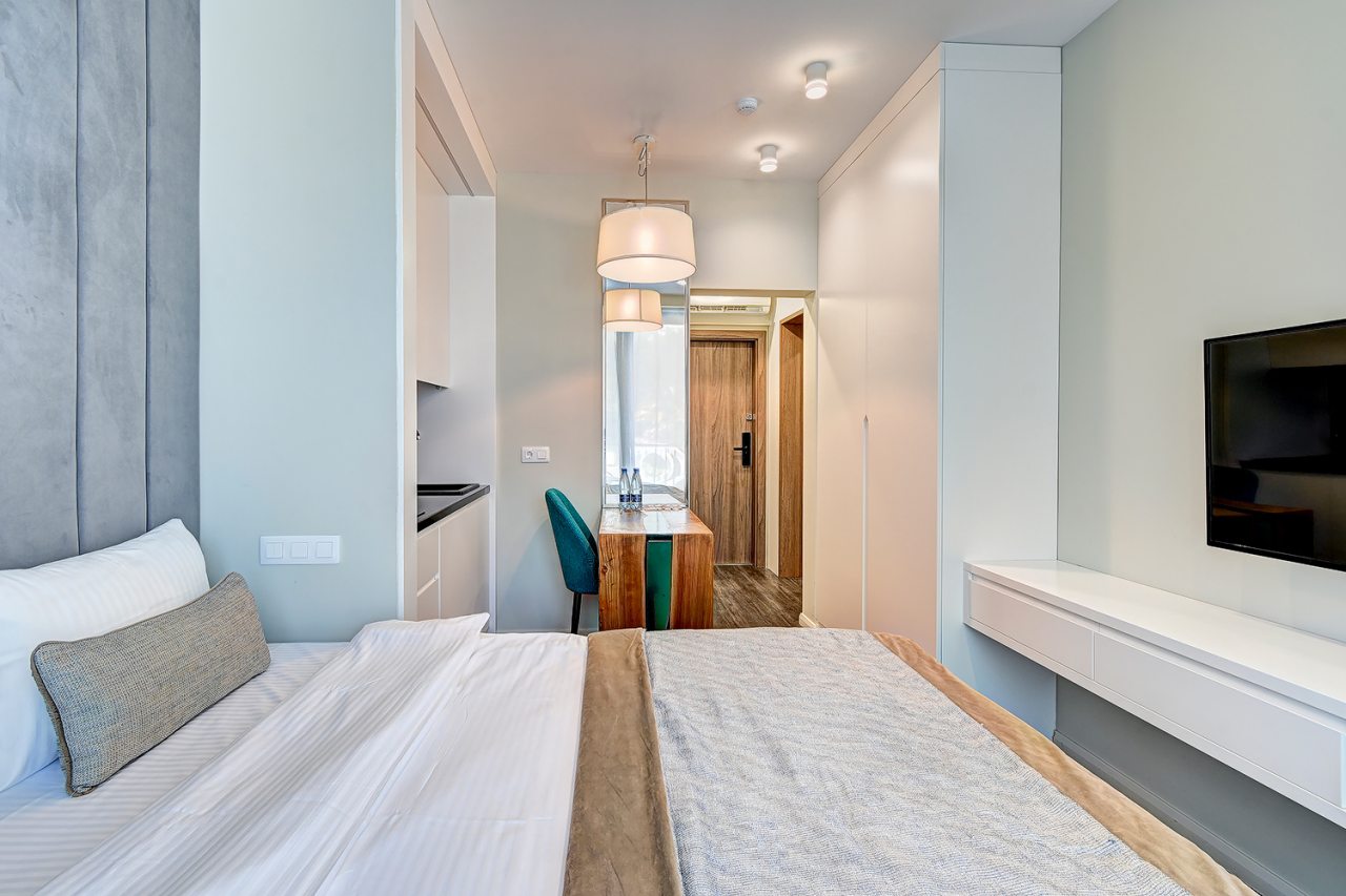 Апартаменты (Студия с видом на море 116), Апарт-отель На Лучезарной 1а