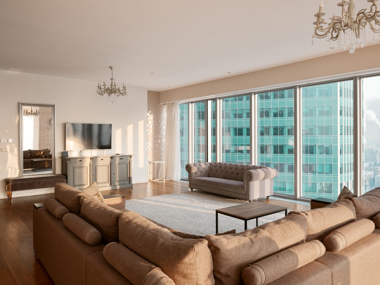 Трехместный (Oko Gudja 29 этаж), Апартаменты Апартсити