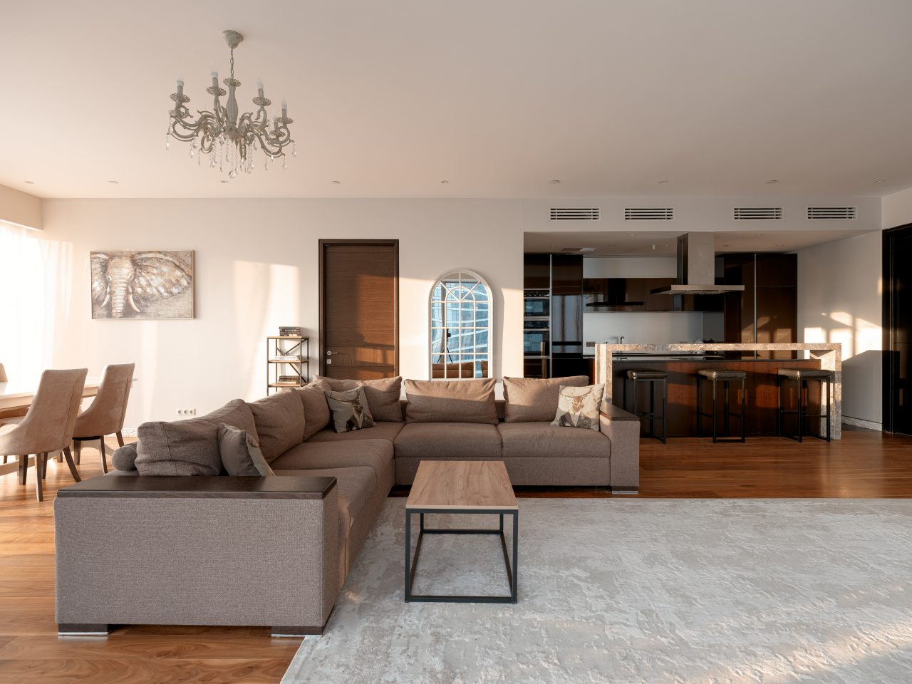 Трехместный (Oko Gudja 29 этаж), Апартаменты Апартсити