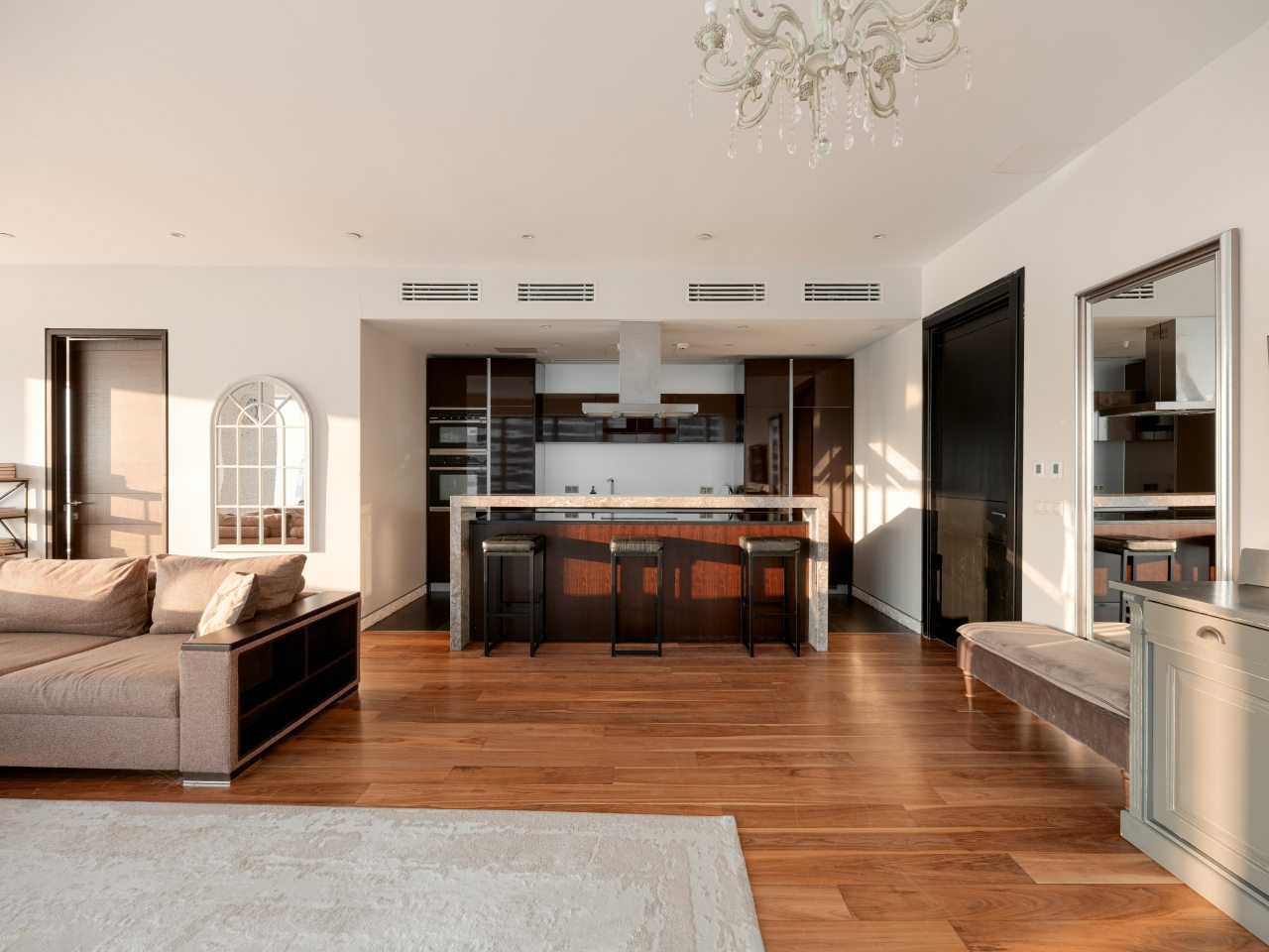 Трехместный (Oko Gudja 29 этаж), Апартаменты Апартсити