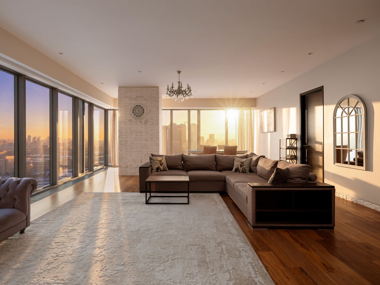 Трехместный (Oko Gudja 29 этаж), Апартаменты Апартсити