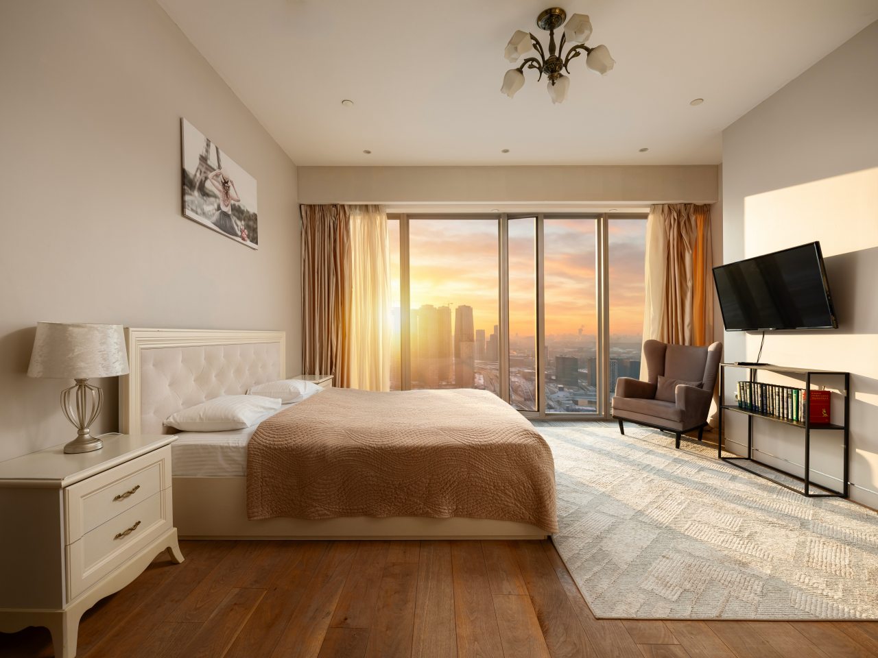 Трехместный (Oko Gudja 29 этаж), Апартаменты Апартсити