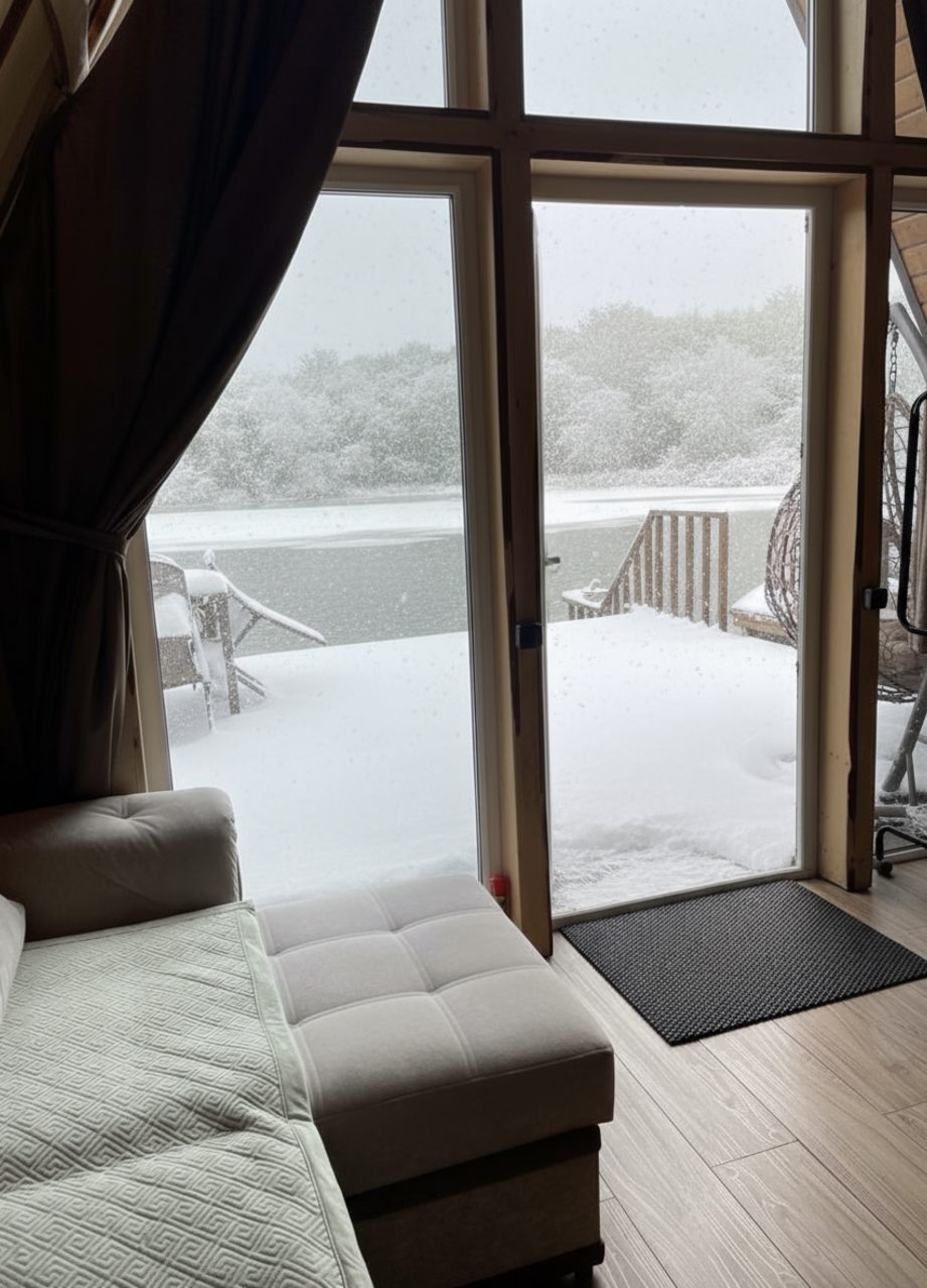 Четырехместный (A-Frame SPA с баней и Сибирским чаном), База отдыха Приозёрье