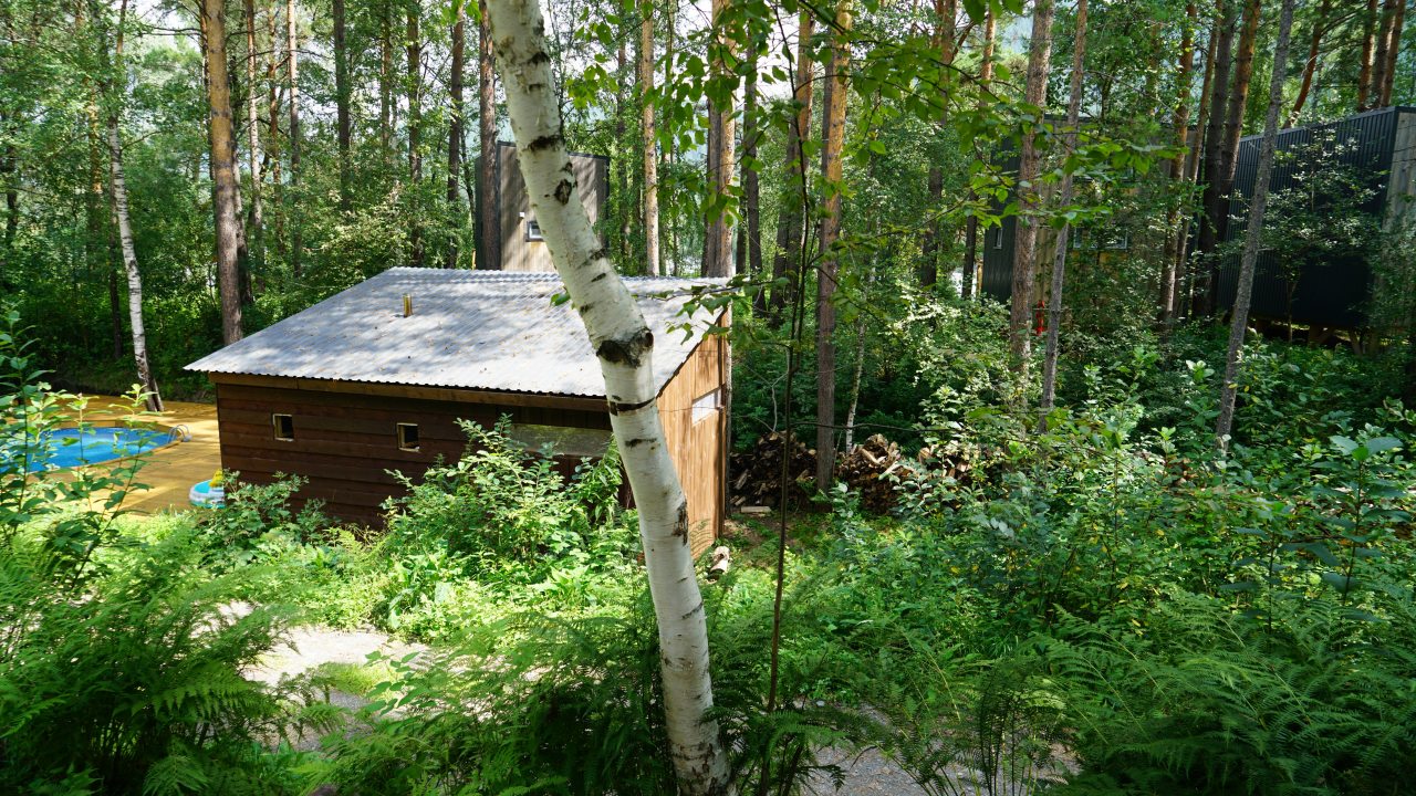 Коттедж (Домики на второй линии), Глэмпинг Камышла Парк