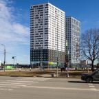 Студио (В апарт-комплексе Вертикаль), Апартаменты RentalSPb в ЖК Вертикаль на Орджоникидзе