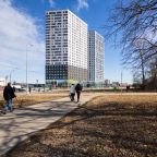 Студио (В апарт-комплексе Вертикаль), Апартаменты RentalSPb в ЖК Вертикаль на Орджоникидзе