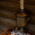 Русская баня с горячим чаном, Глэмпинг KHAN Glamping Goloustnoye