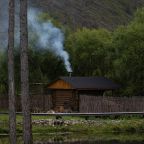 Русская баня с горячим чаном, Глэмпинг KHAN Glamping Goloustnoye