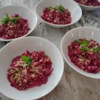 Свекольный салат, с грецким орехом