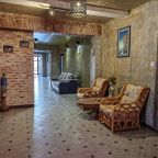 Уютный холл, с интересным дизайном и местом, для отдыха