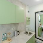 Апартаменты (Номер с 2 спальной кроватью 140*200, green, 10 м2, compact), Апарт-отель Compact Aparts На Фонтанке