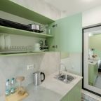 Апартаменты (Номер с 2 спальной кроватью 140*200, green, 10 м2, compact), Апарт-отель Compact Aparts На Фонтанке