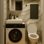 Апартаменты (Однокомнатная студия для 2 гостей (2+2)), Апартаменты MaxRealty24 г Москва 2-й Амбулаторный проезд 8 ст 1