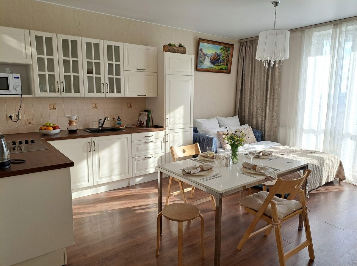 Квартира (Евро-2-комнатная для 5 гостей), Апартаменты Good Sleep Apartments в Одинцово
