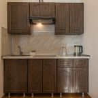 Четырехместный (Стандарт с кухней , вид на бассейн 2-3 этаж), Отель Винтаж