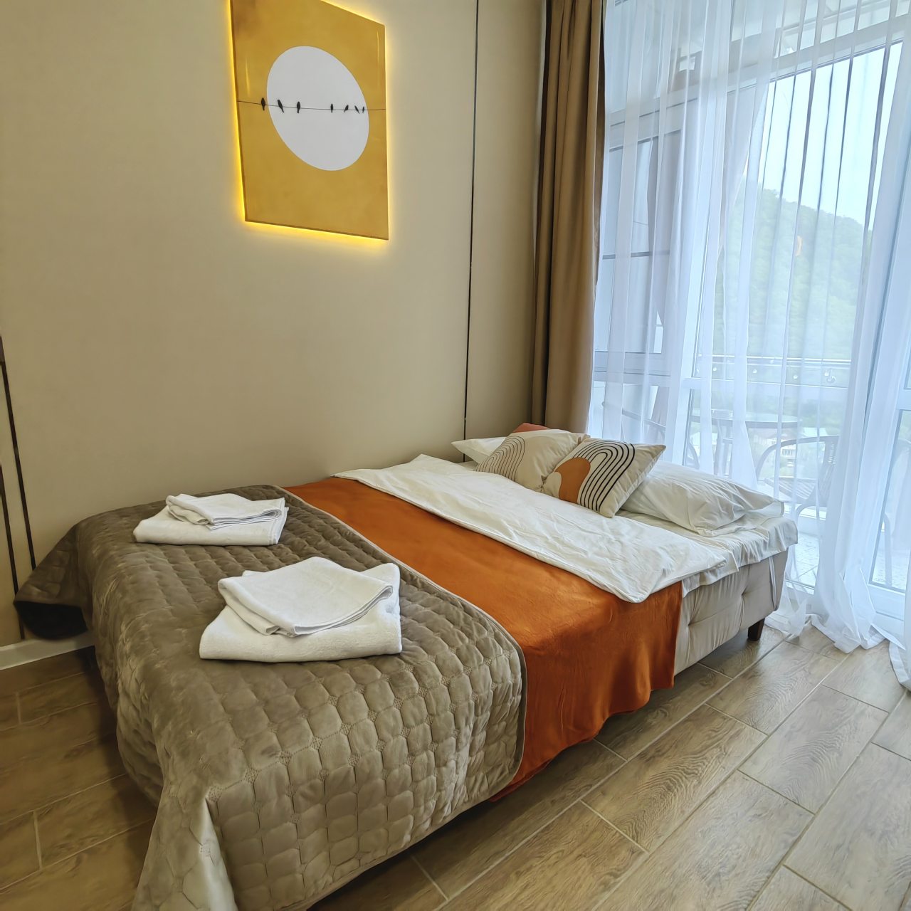 Студио (С балконом), Апартаменты Sun Hills Ольгинка