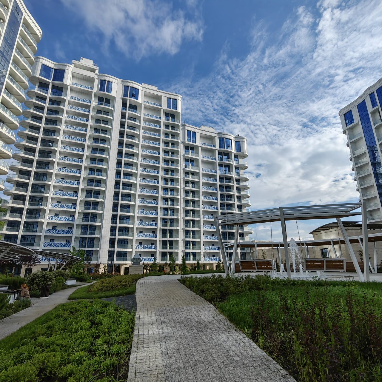 Студио (С балконом), Апартаменты Sun Hills Ольгинка