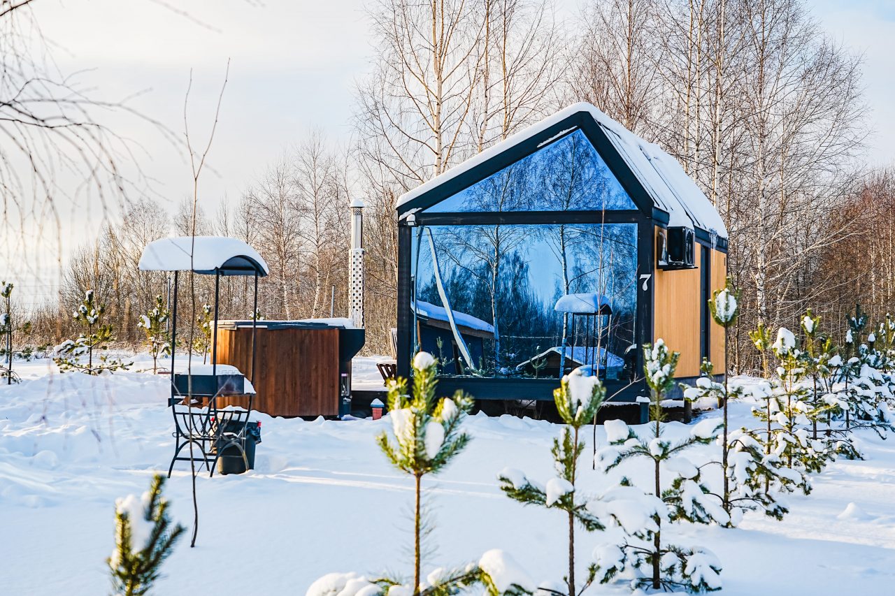 Студио (Фридом Барн с купелью) гостевого двора HOLIDAY VILLAGE PERESLAVL, Переславль-Залесский