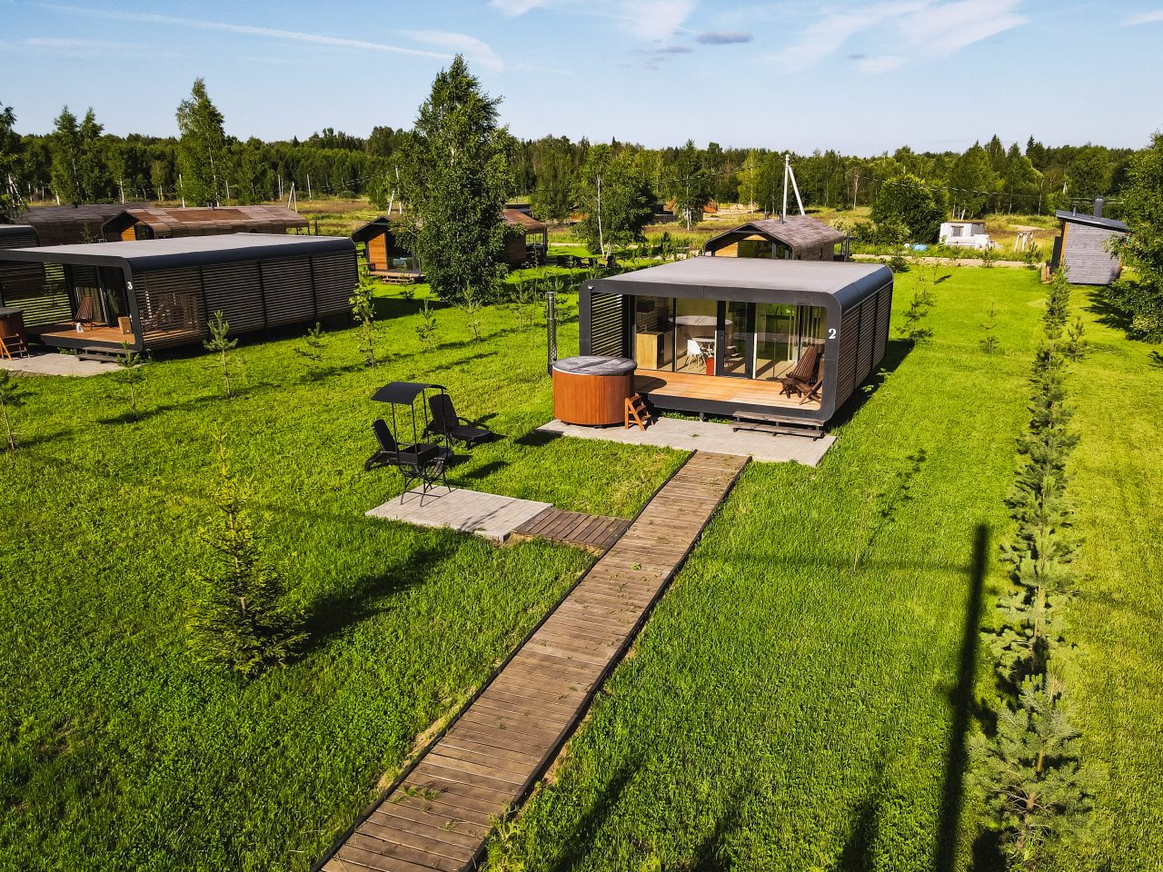 Коттедж (Модом с 1 спальней и купелью), Гостевой двор HOLIDAY VILLAGE PERESLAVL
