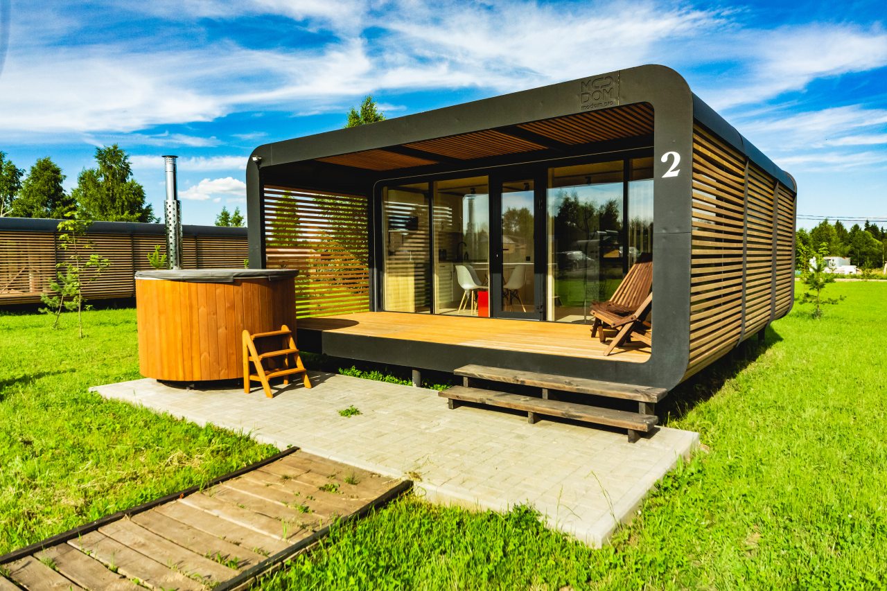 Коттедж (Модом с 1 спальней и купелью), Гостевой двор HOLIDAY VILLAGE PERESLAVL
