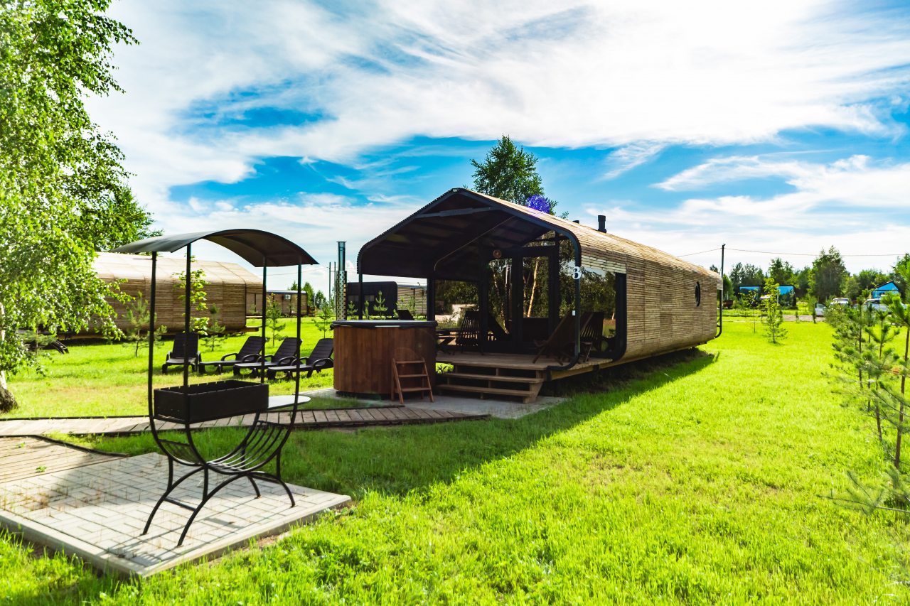 Шале (Симпл с 2 спальнями и купелью), Гостевой двор HOLIDAY VILLAGE PERESLAVL