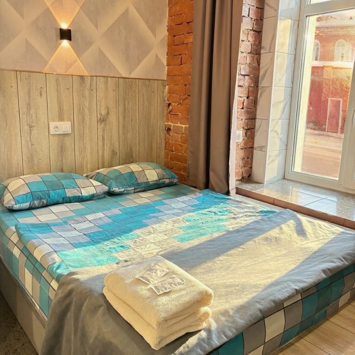 Двухместный (С двуспальной кроватью), Мини-отель Двухместный номер с 1 двуспальной кроватью