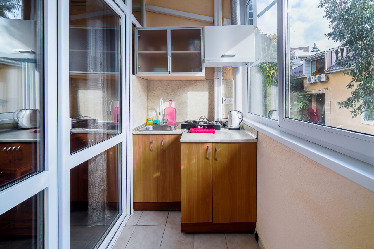 Апартаменты (Апартаменты с видом на дендрарий и бассейн), Гостевой дом Delsochi