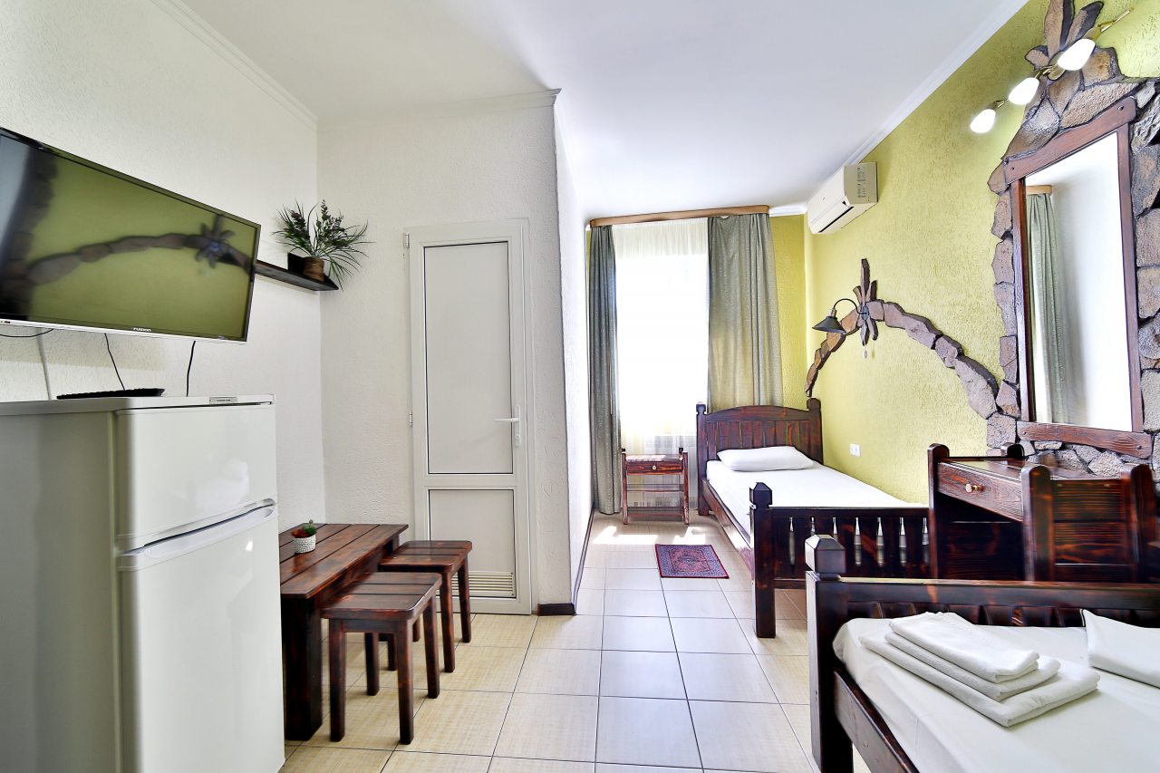 Двухместный (Двухместный стандарт с раздельными кроватями с красивым видом), Гостевой дом Delsochi