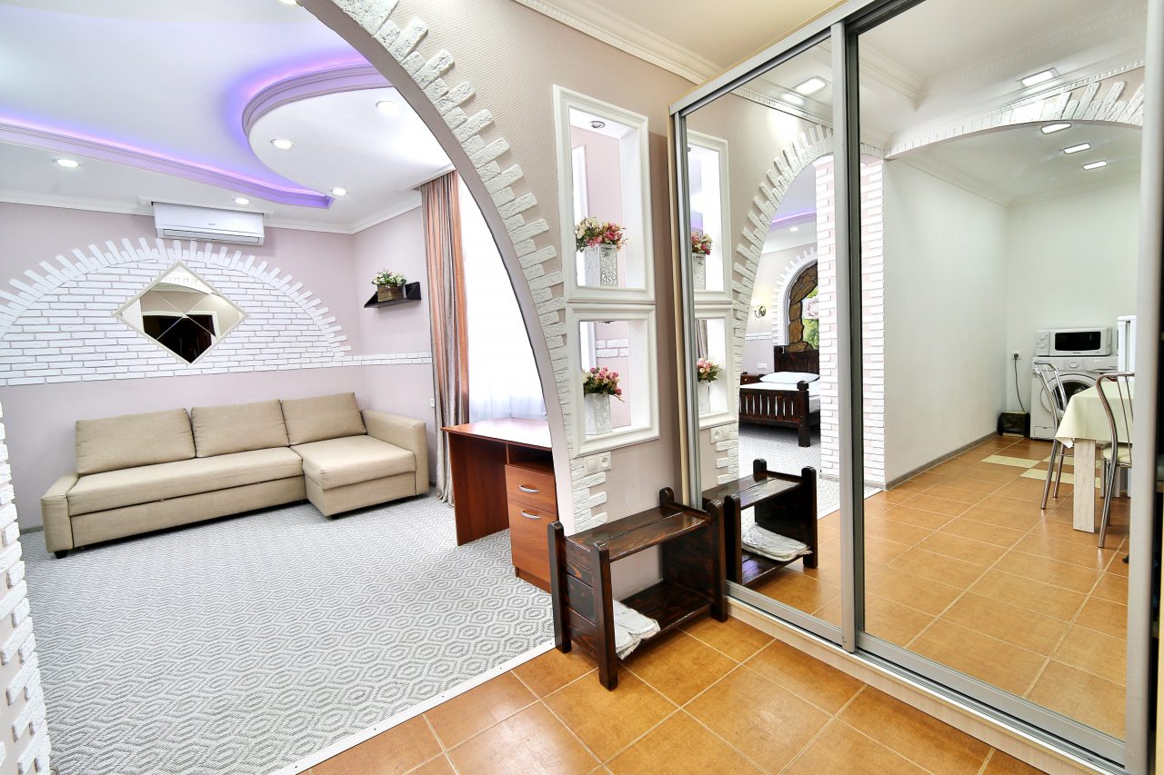 Апартаменты (Люкс-апартаменты с видом на море и дендрарий), Гостевой дом Delsochi