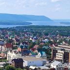 Вид на Волгу и Жигулевские горы