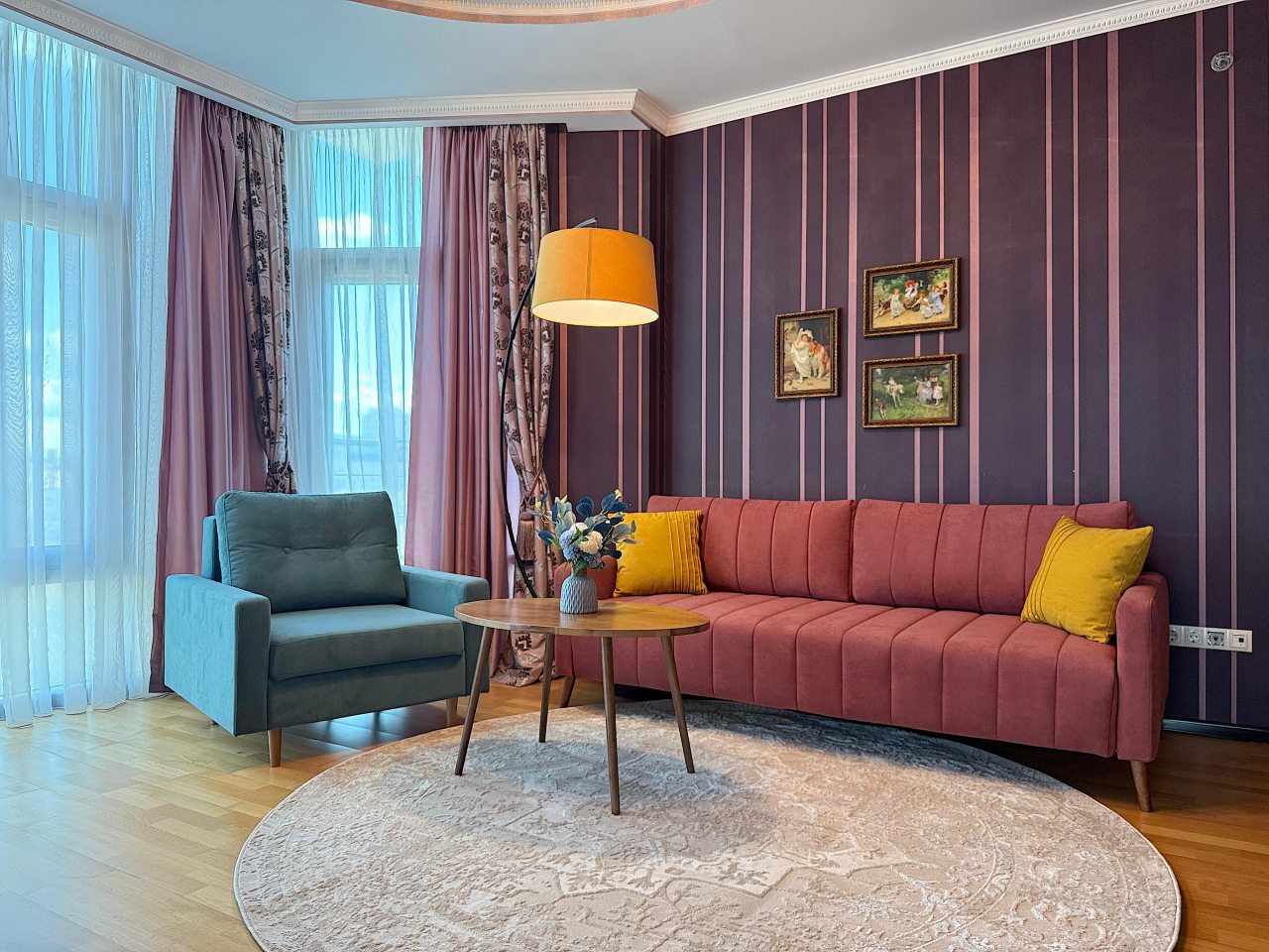 Апартаменты (Двухкомнатные с видом на город N505), Апартаменты Аквамарин Resort Apartments