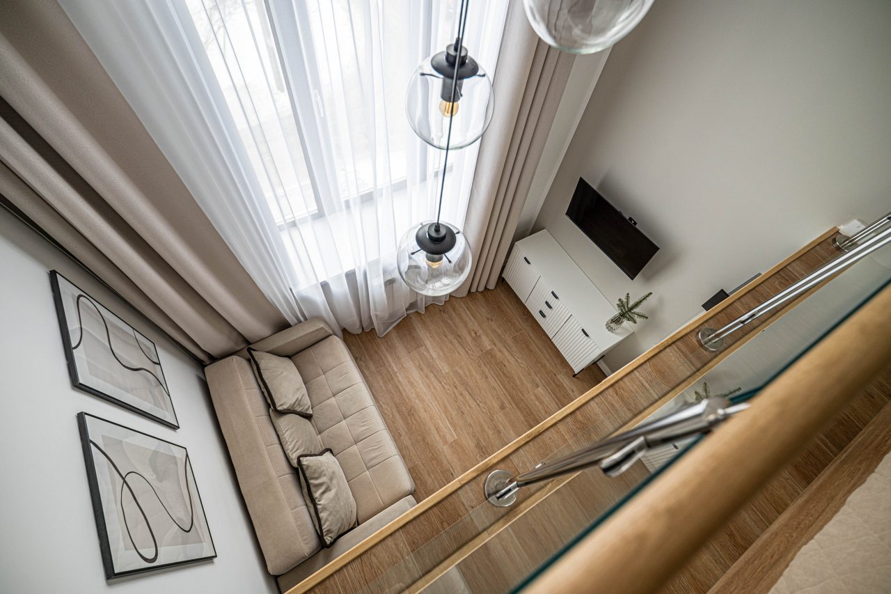 Студио (Двухуровневая четырехместная), Апартаменты RentalSPb Культ Отважных у Финского залива