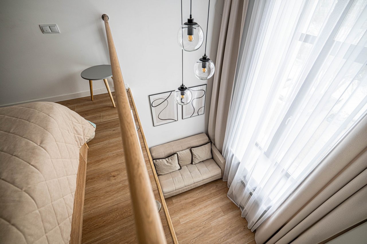 Студио (Двухуровневая четырехместная), Апартаменты RentalSPb Культ Отважных у Финского залива