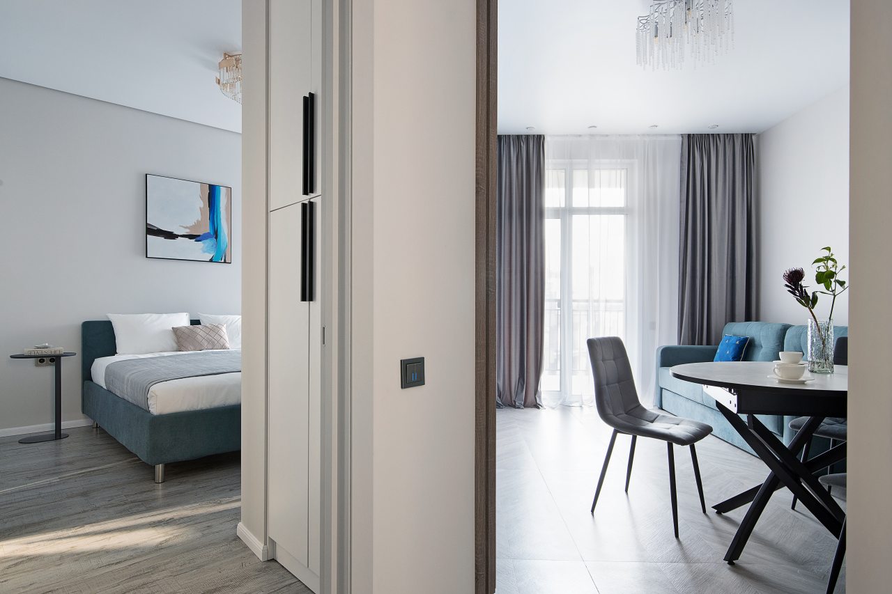 Апартаменты (Кристалл | С сауной и балконом), Апартаменты Europe by Pavlov