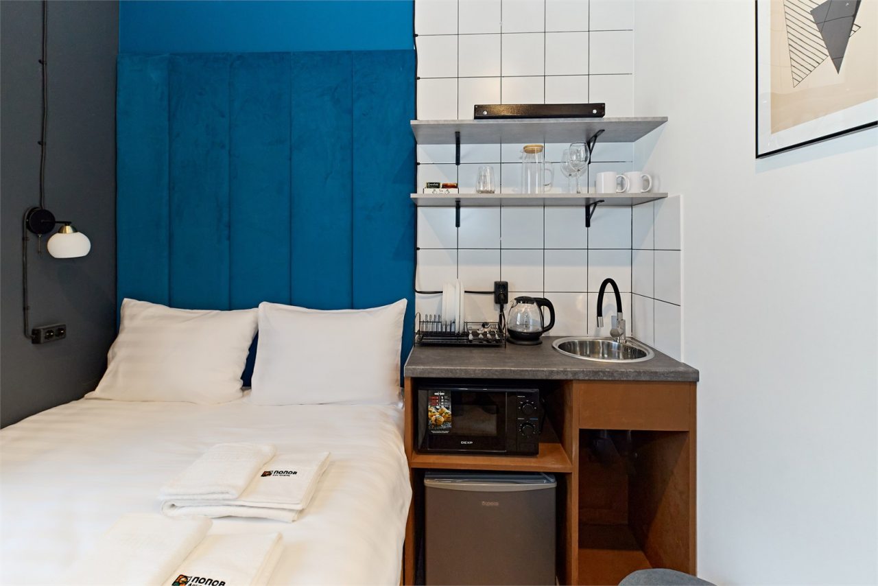 Двухместный (Стандарт плюс), Попов Арт Отель by Apartico