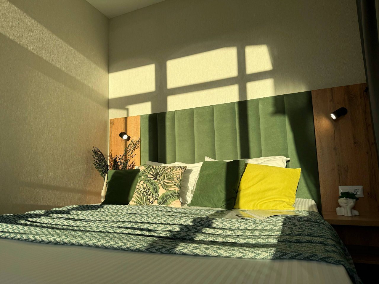 Апартаменты (С балконом. 3 минуты до пляжа. Для четверых), Апартаменты Goodwill 3 минуты от моря