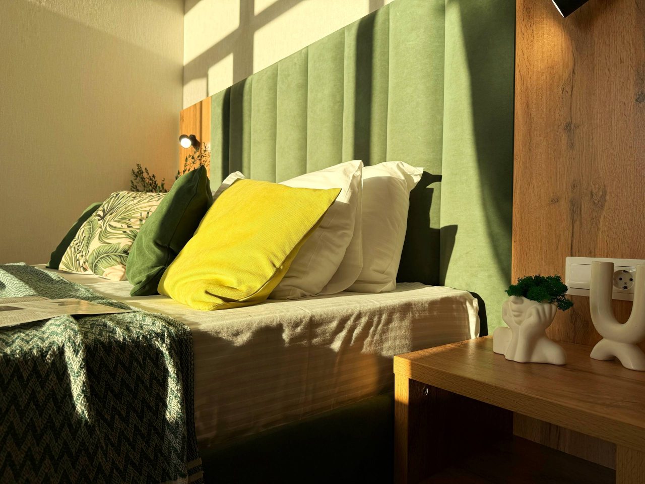 Апартаменты (С балконом. 3 минуты до пляжа. Для четверых), Апартаменты Goodwill 3 минуты от моря