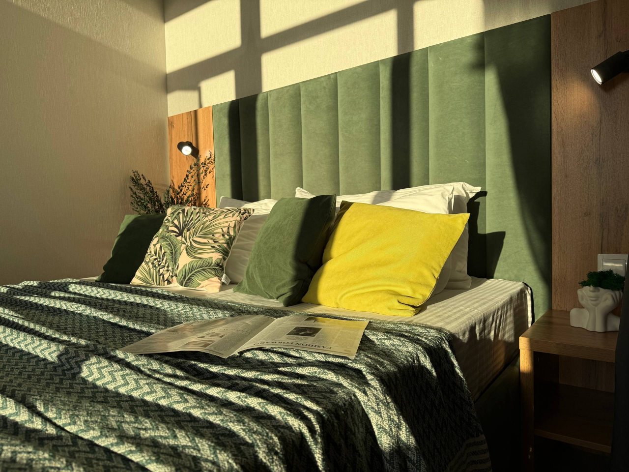 Апартаменты (С балконом. 3 минуты до пляжа. Для четверых), Апартаменты Goodwill 3 минуты от моря