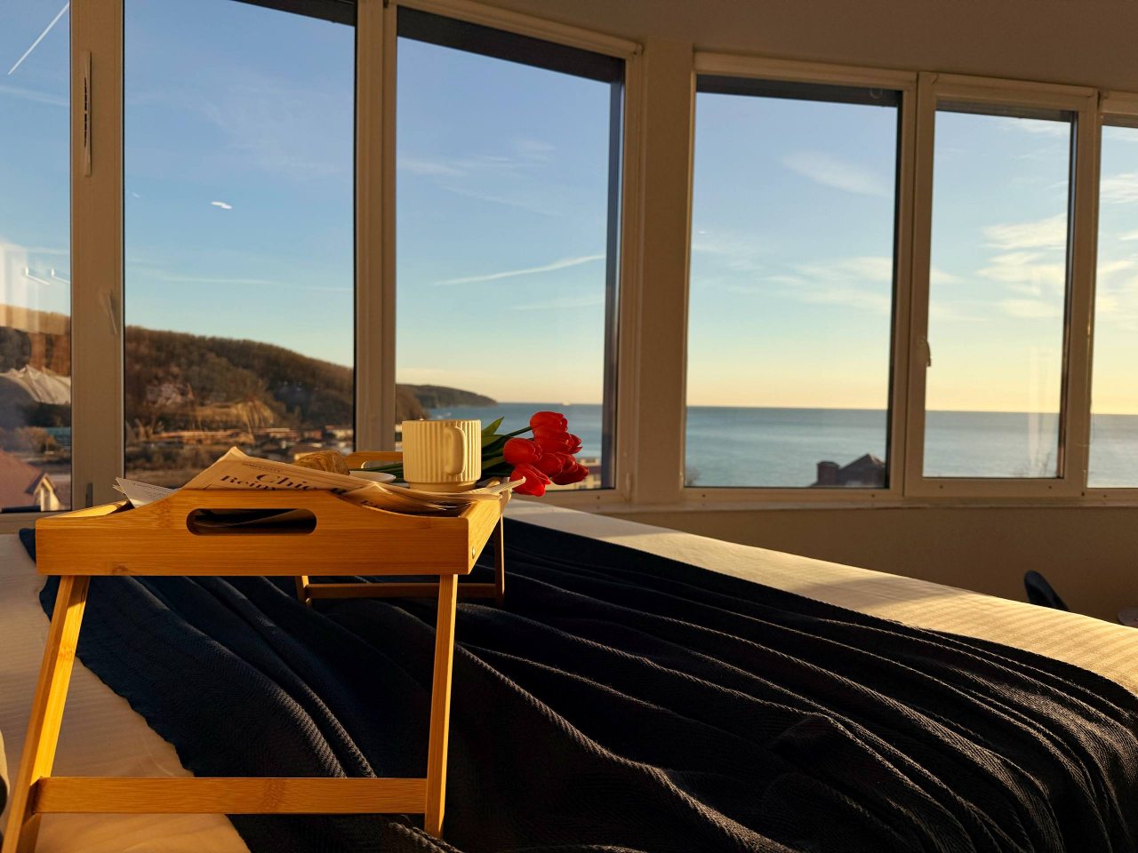 Апартаменты (С панорамой моря и гор. 3 минуты до пляжа), Апартаменты Goodwill 3 минуты от моря