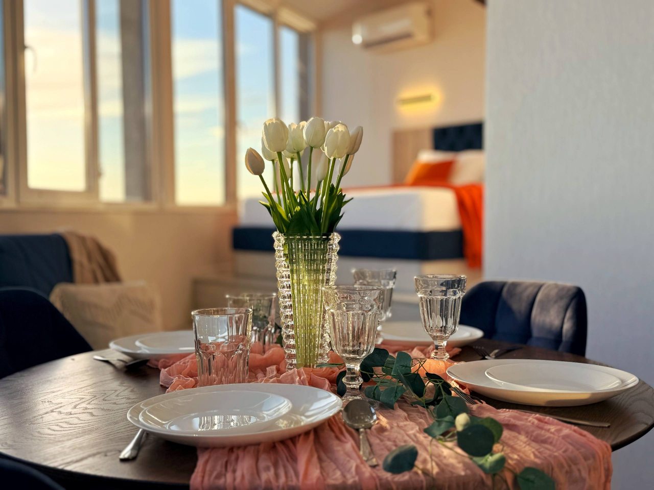 Апартаменты (С панорамой моря и гор. 3 минуты до пляжа), Апартаменты Goodwill 3 минуты от моря