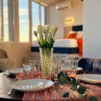 Апартаменты (С панорамой моря и гор. 3 минуты до пляжа), Апартаменты Goodwill 3 минуты от моря