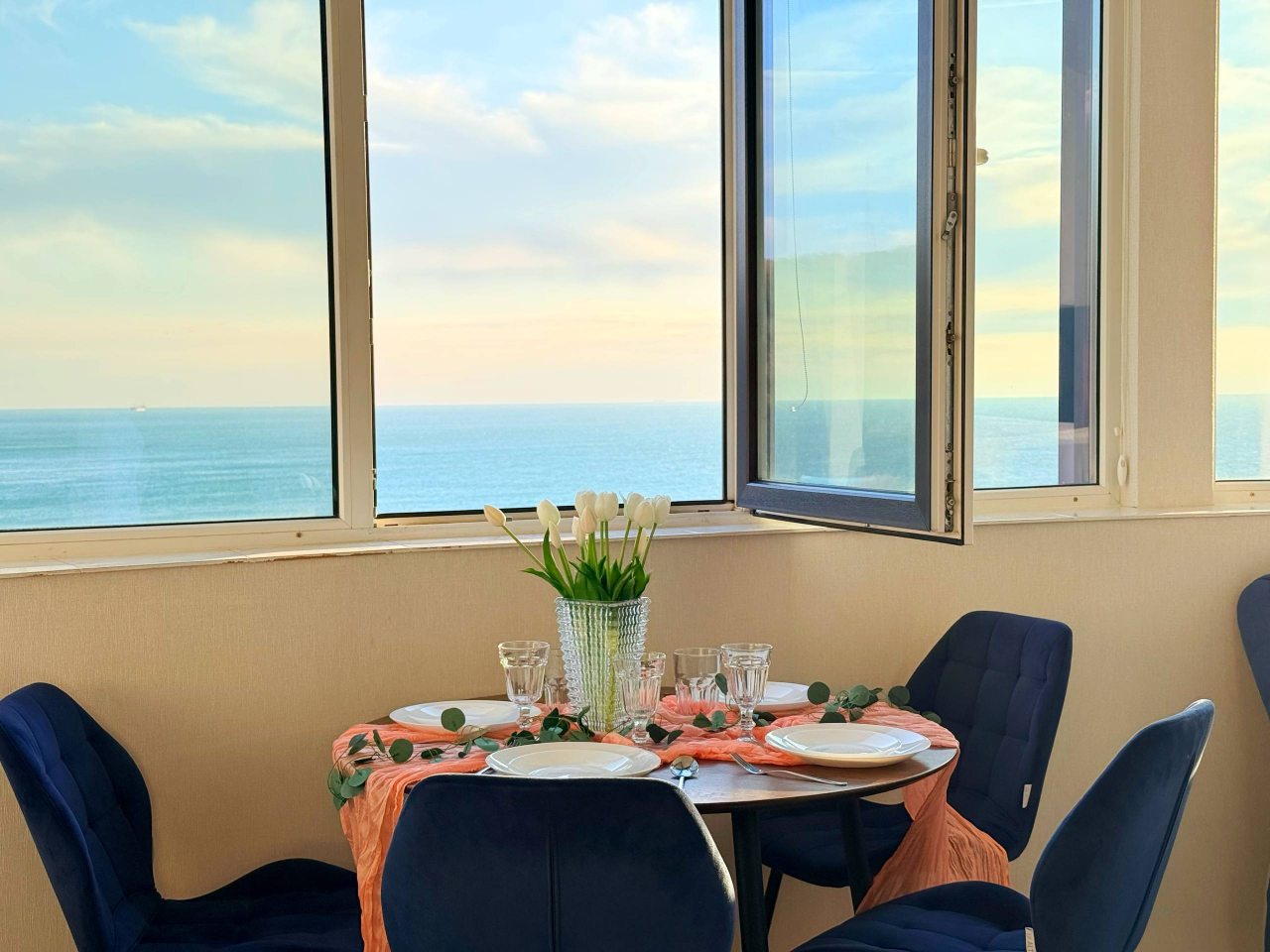 Апартаменты (С панорамой моря и гор. 3 минуты до пляжа), Апартаменты Goodwill 3 минуты от моря