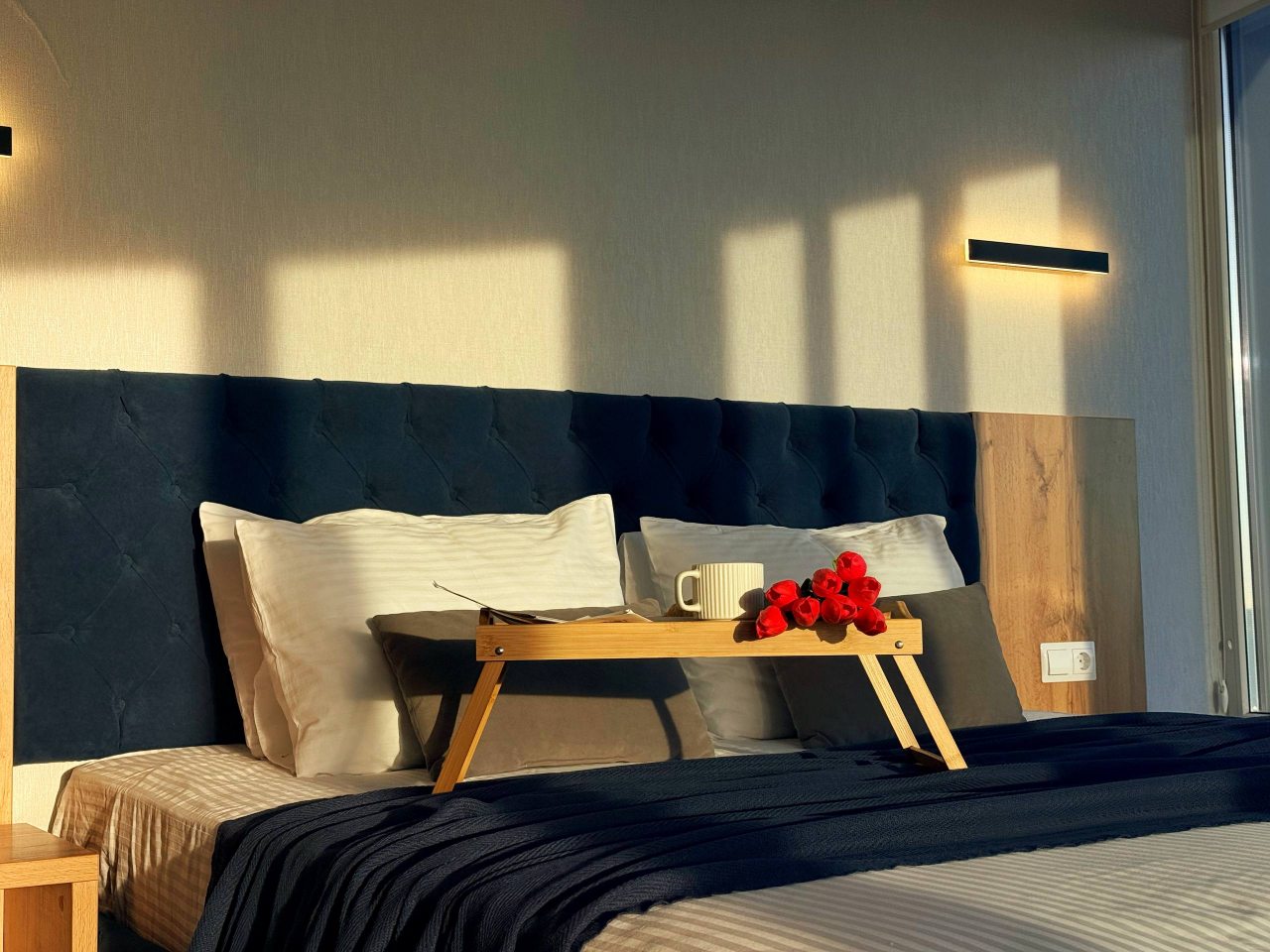 Апартаменты (С панорамой моря и гор. 3 минуты до пляжа), Апартаменты Goodwill 3 минуты от моря