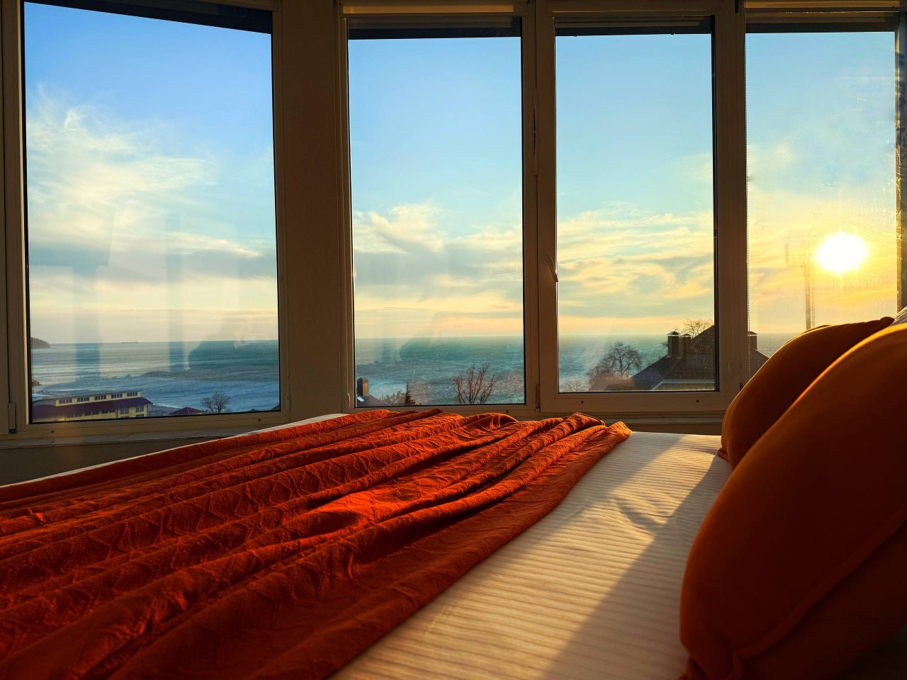 Апартаменты (С панорамой моря и гор. 3 минуты до пляжа), Апартаменты Goodwill 3 минуты от моря